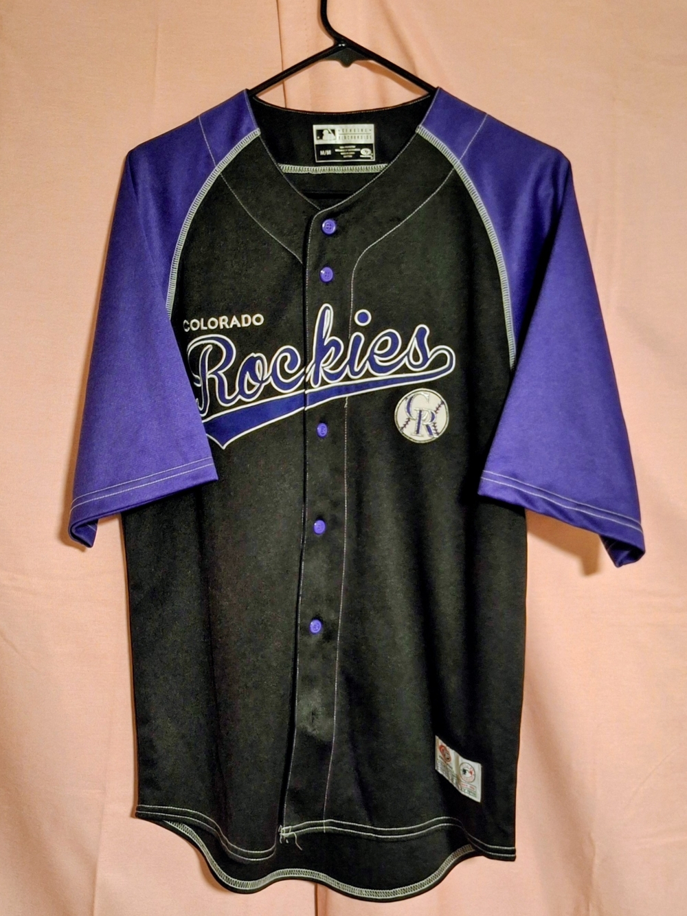 Majestic Colorado Rockies MLB Baseball Jersey Size Medium